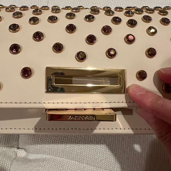 Zac Posen crystal adorned cross body/clutch bag - Picture 6 of 9